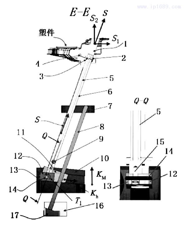 圖 3 斜導柱增強復合斜頂機構